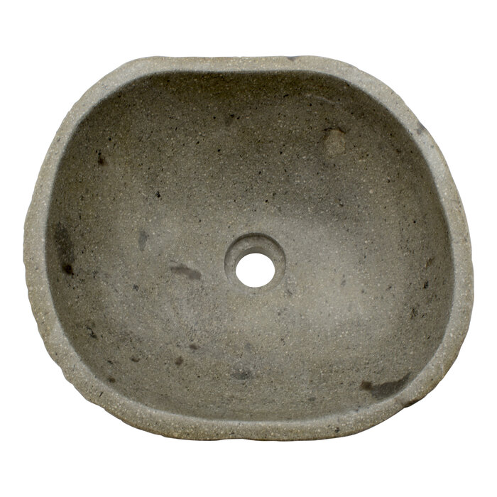 Indomarmer River Stone Washbasin 43x38x15cm