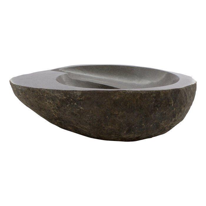 Indomarmer River Stone Washbasin Spiral 48x40x15cm