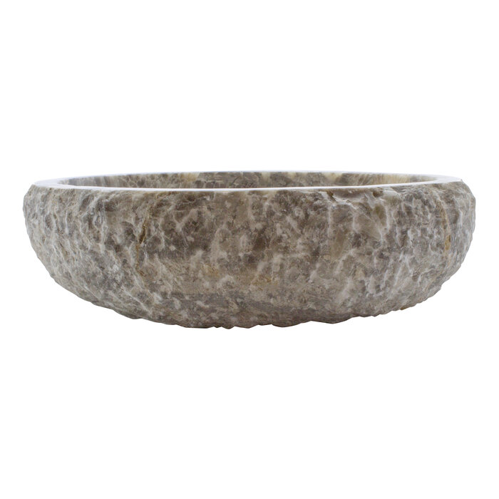 Indomarmer Waschbecken aus Schwarzem Onyx 55x44x15cm