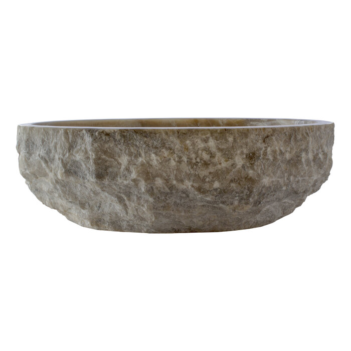 Indomarmer Washbasin of Black Onyx 52x42x15cm