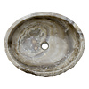Waschbecken aus Schwarzem Onyx 52x42x15cm