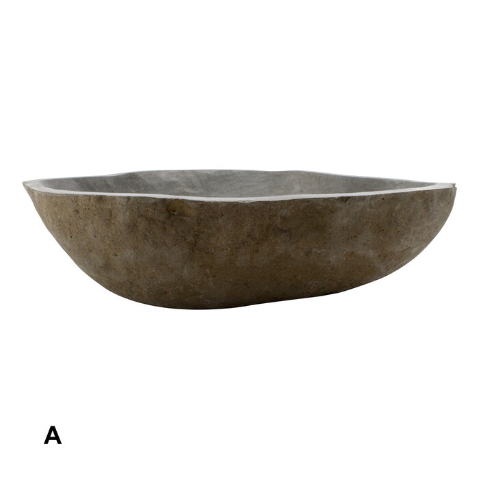 Indomarmer River Stone Washbasin Set