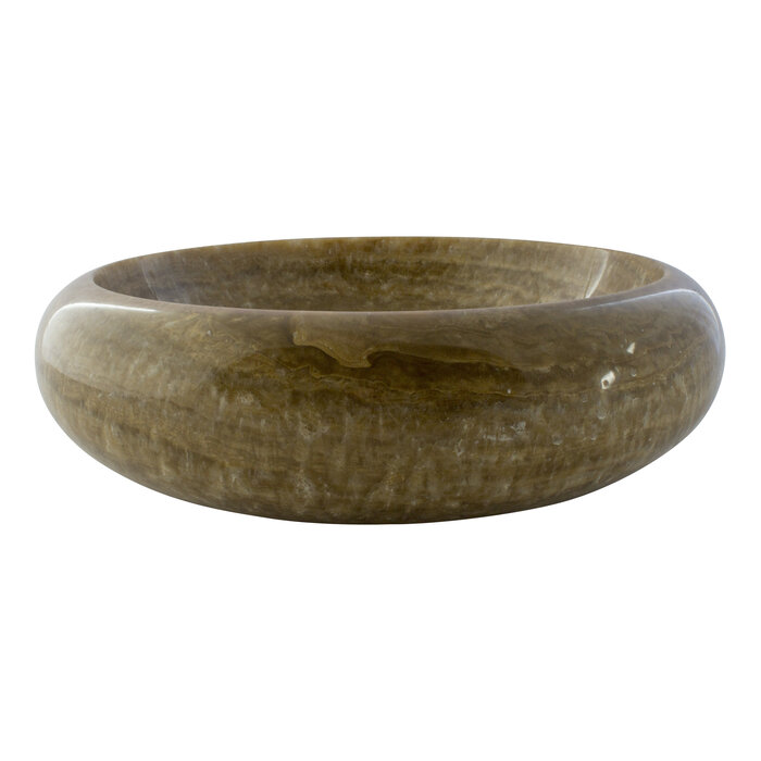 Indomarmer Sunset Onyx Wash bowl Donut Ø 40 x H 12 cm