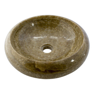 Indomarmer Sunset Onyx Wash bowl Donut Ø 40 x H 12 cm