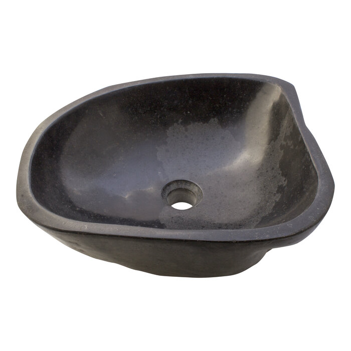 Indomarmer Polished River Stone Wash Bowl 41x38x15cm
