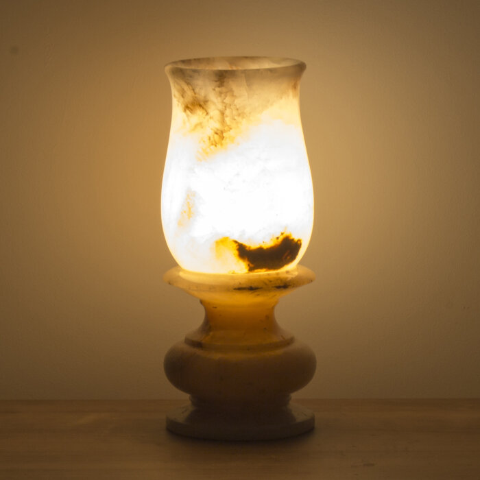Indomarmer Chalice Lamp Onyx