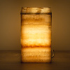Indomarmer Square Lamp Onyx Hoogte 32 cm