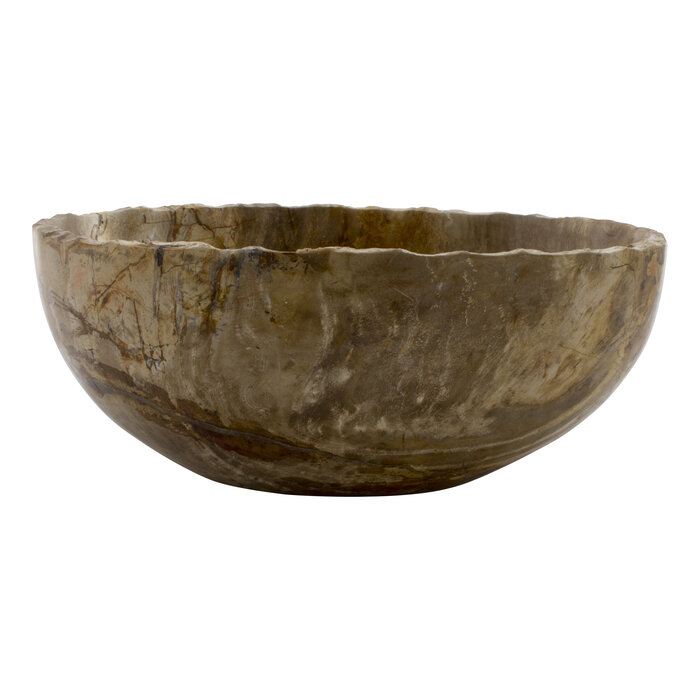 Indomarmer Petrified Wood Fruit bowl