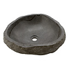 Waschbecken aus Flussstein 46x44x15cm