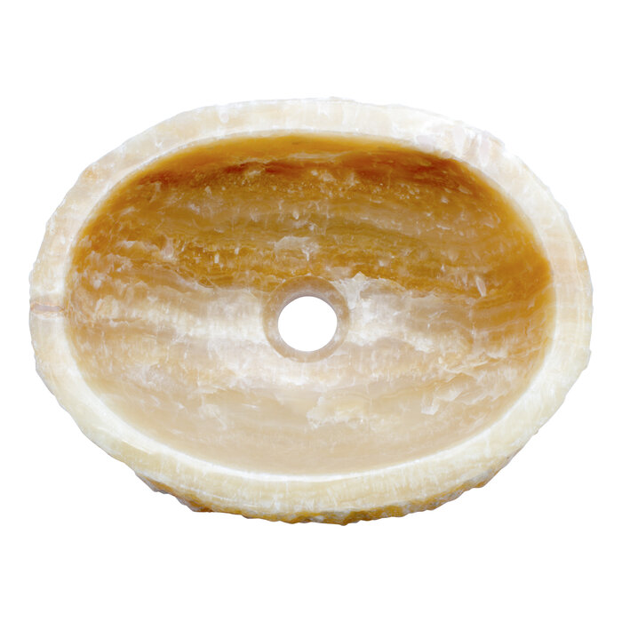 Indomarmer WC-Becken aus Onyx 37x28x15cm