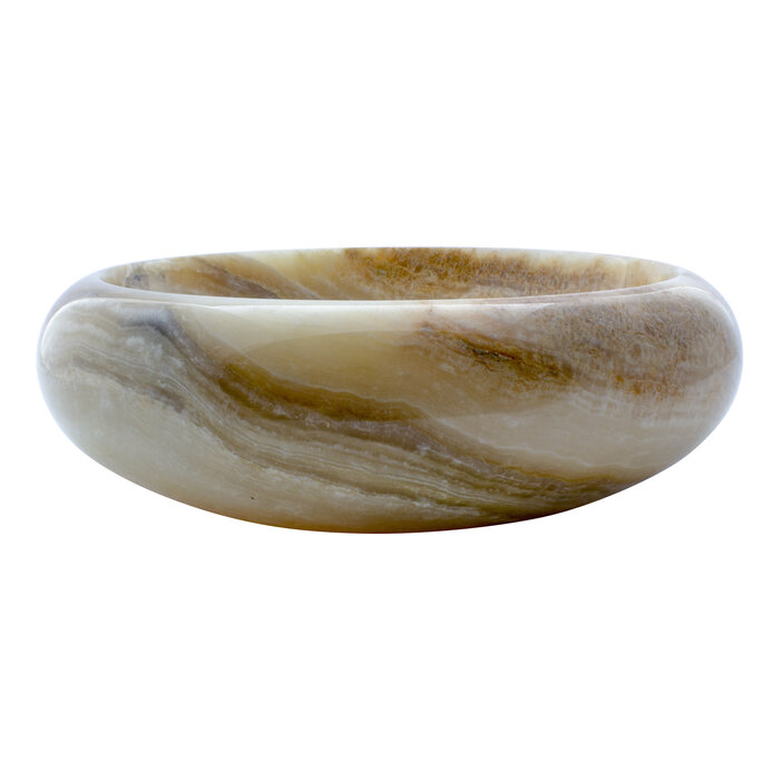 Indomarmer Onyx Waskom Donut Ø 40 x H 12 cm