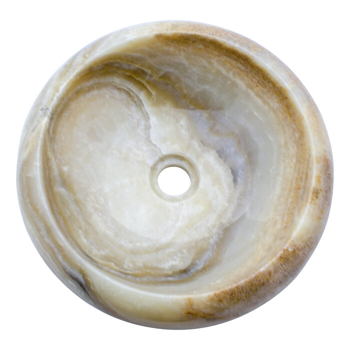 Indomarmer Onyx Wash bowl Donut Ø 40 x H 12 cm