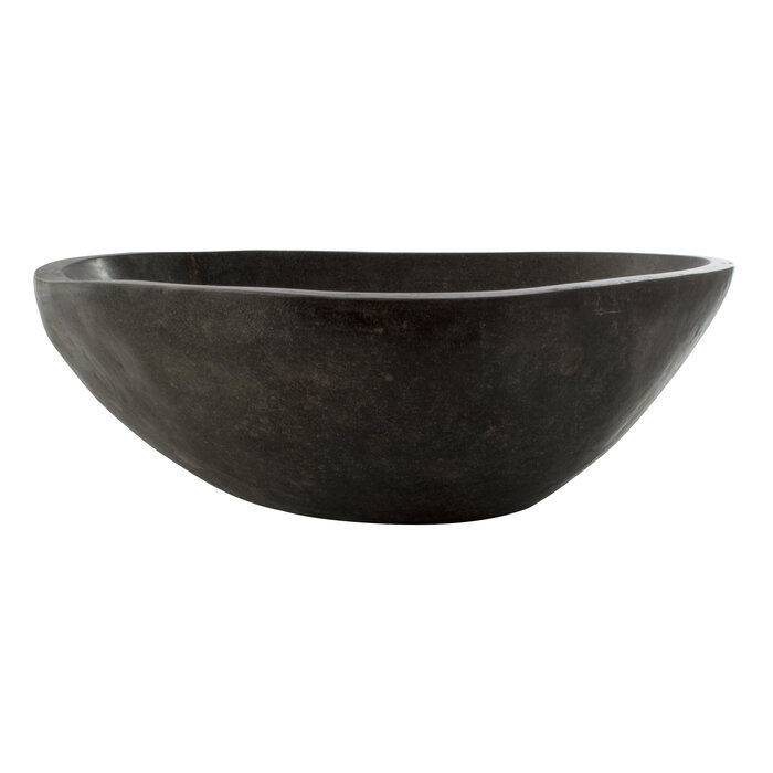 Indomarmer Polished River Stone Wash Bowl 46x35x15cm