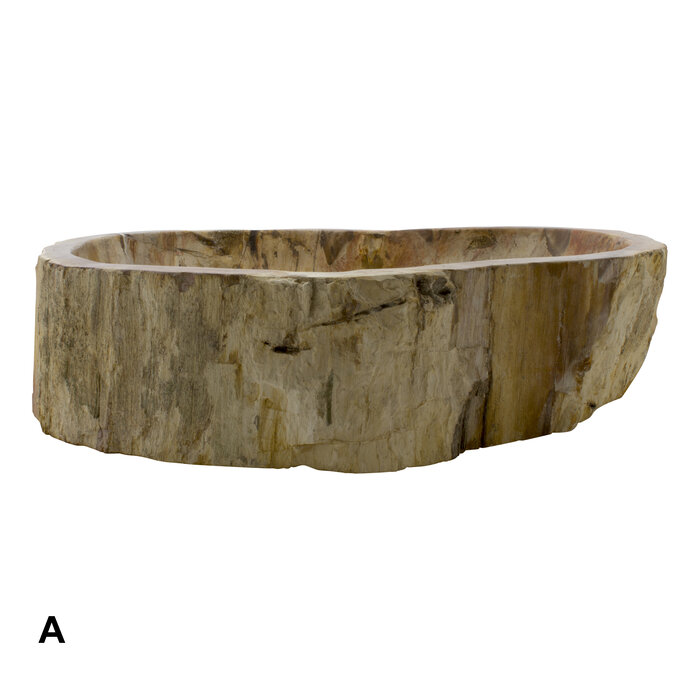 Indomarmer Petrified Wood Washbasin Set
