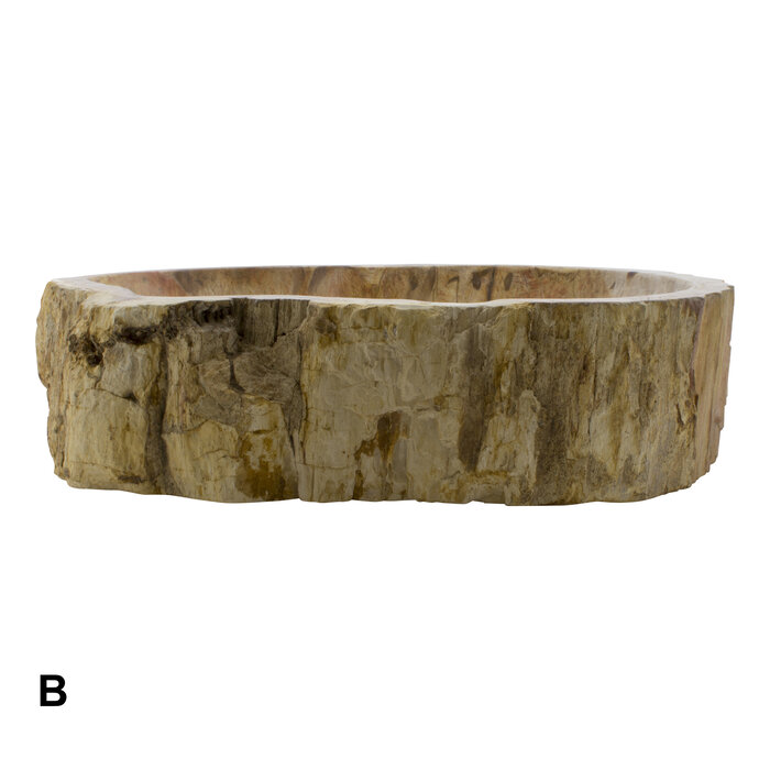 Indomarmer Petrified Wood Washbasin Set