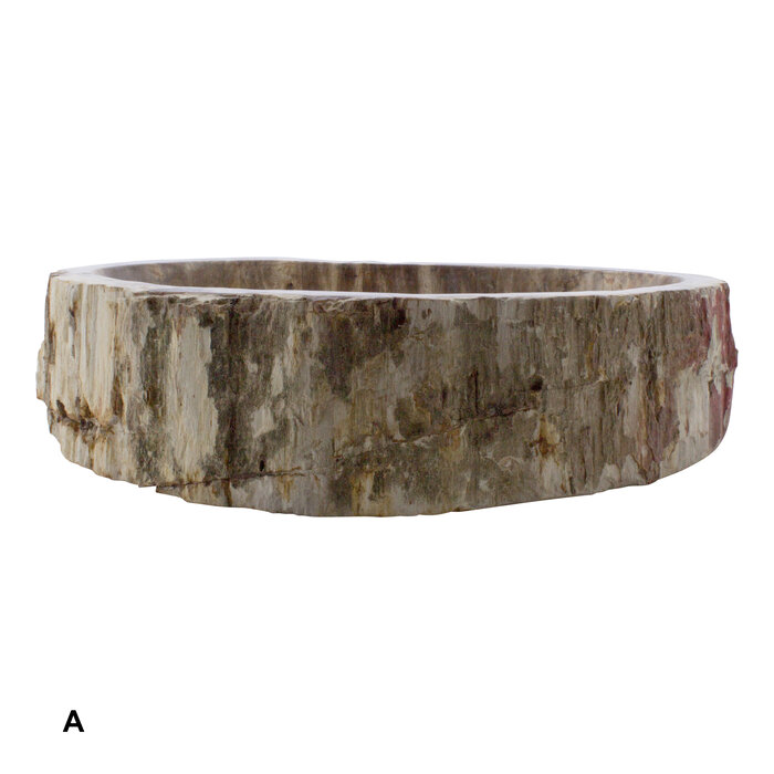 Indomarmer Petrified Wood Washbasin Set