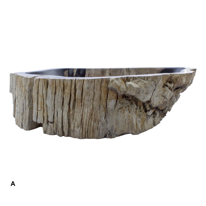 Indomarmer Petrified Wood Washbasin Set