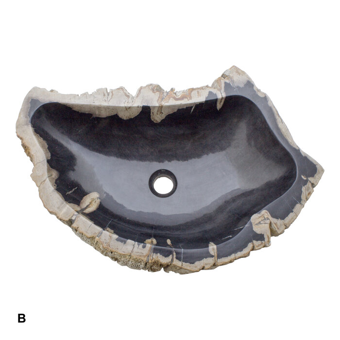 Indomarmer Petrified Wood Washbasin Set