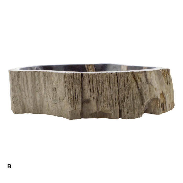 Indomarmer Petrified Wood Washbasin Set