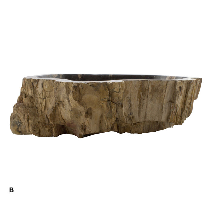 Indomarmer Petrified Wood Washbasin Set