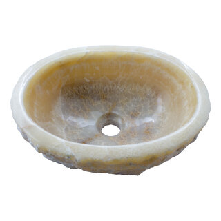 Indomarmer WC-Becken aus Onyx 37x27x15cm