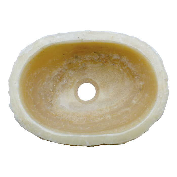 Indomarmer WC-Becken aus Onyx 36x27x15cm