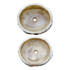Set Waschbecken aus Onyx
