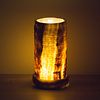 Zylinder Lampe aus Onyx