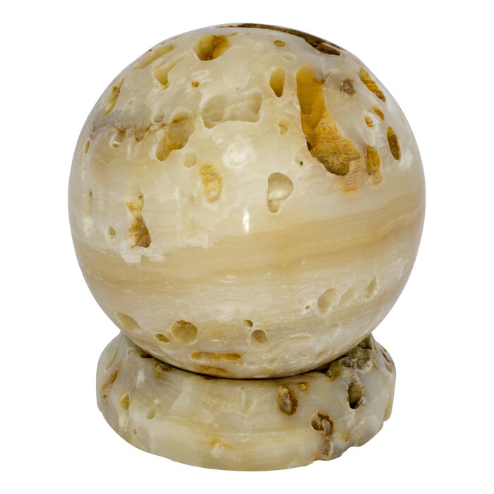 Indomarmer Ball lamp Onyx