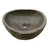 Indomarmer Waschbecken aus Flussstein 45x40x15cm