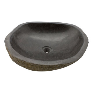 Indomarmer Rivierstenen Waskom 46x41x15cm