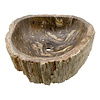 Indomarmer Waschbecken aus Versteinertes Holz 50x42x15cm
