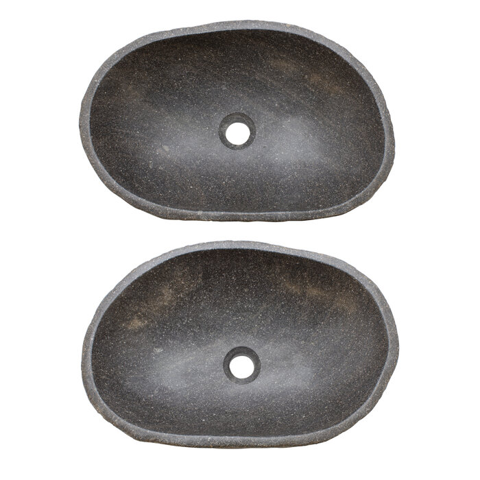 Indomarmer River Stone Washbasin Set