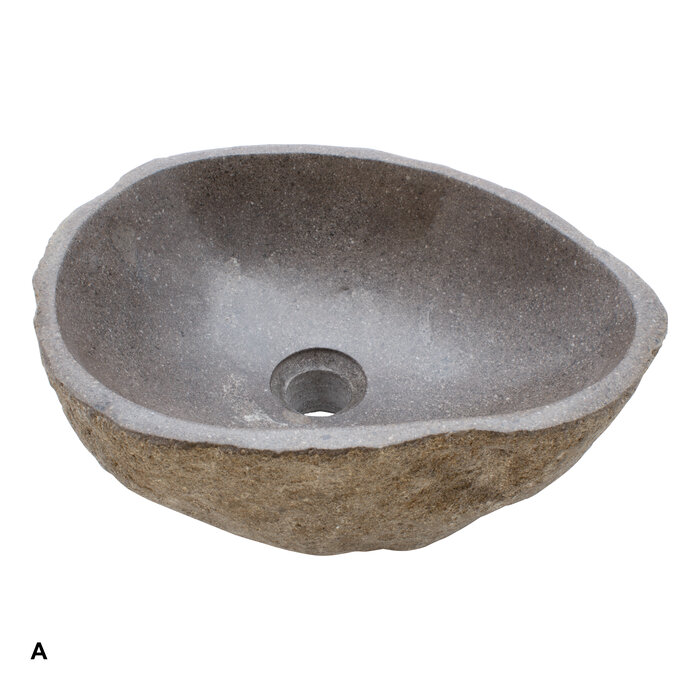 Indomarmer River Stone Washbasin Set