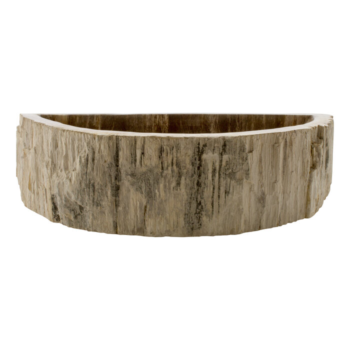 Indomarmer WC-Becken aus Versteinertes Holz