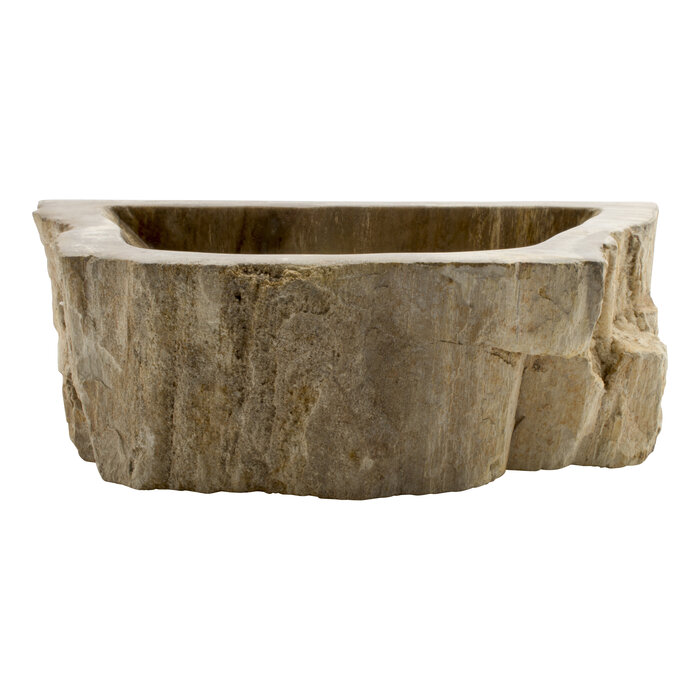 Indomarmer Toiletfontein van Versteend Hout