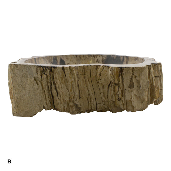 Indomarmer Petrified Wood Washbasin Set