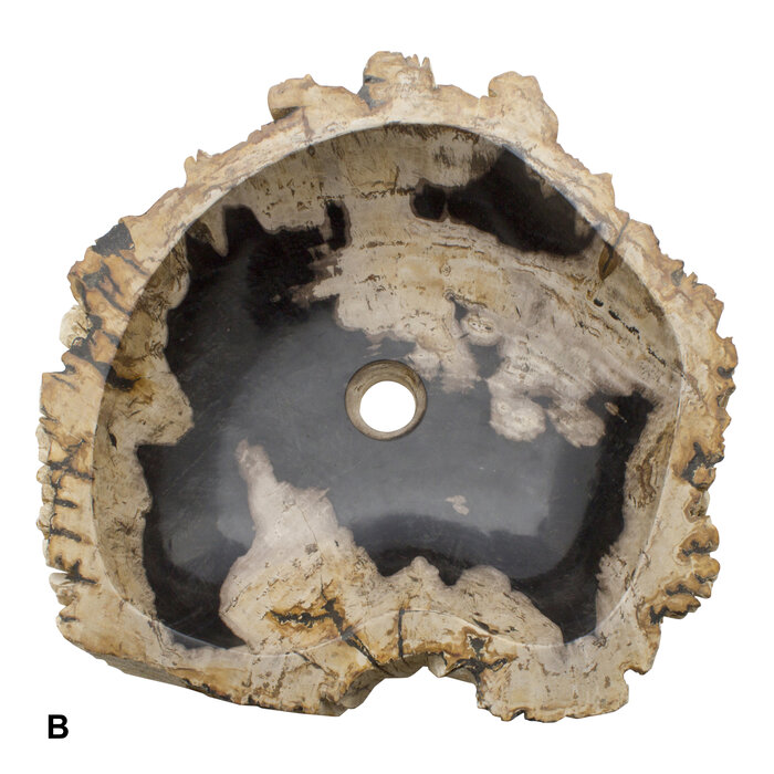 Indomarmer Petrified Wood Washbasin Set