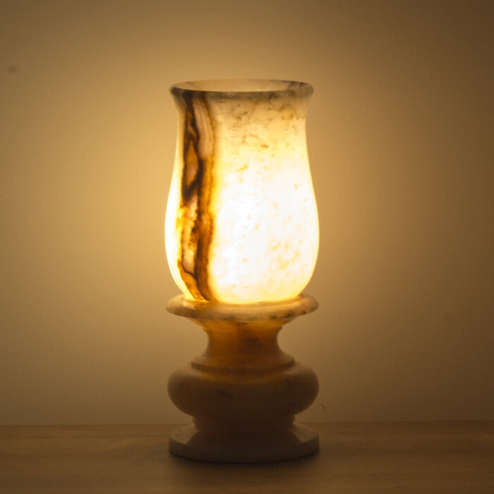 Indomarmer Chalice Lamp Onyx