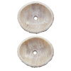 Indomarmer Set Waschbecken aus Onyx