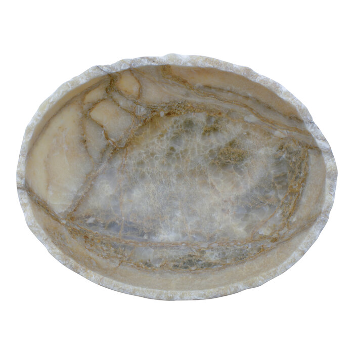 Indomarmer Obstschale aus Onyx