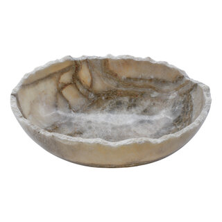 Indomarmer Obstschale aus Onyx