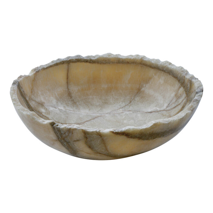 Indomarmer Obstschale aus Onyx