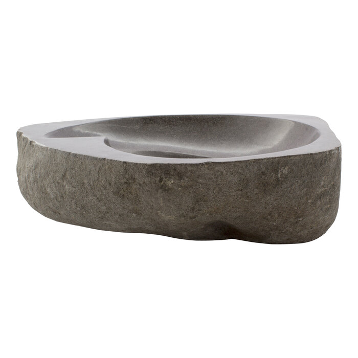 Indomarmer River Stone Washbasin Spiral 49x37x15cm