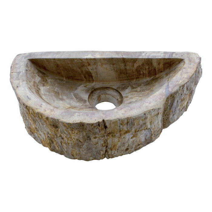 Indomarmer Toiletfontein van Versteend Hout