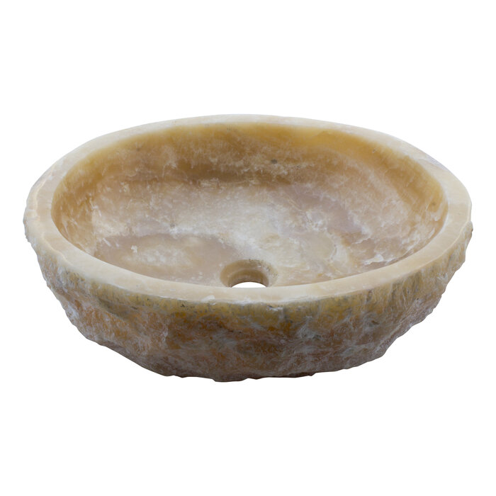 Indomarmer Wasbak van Onyx 47x42x15cm