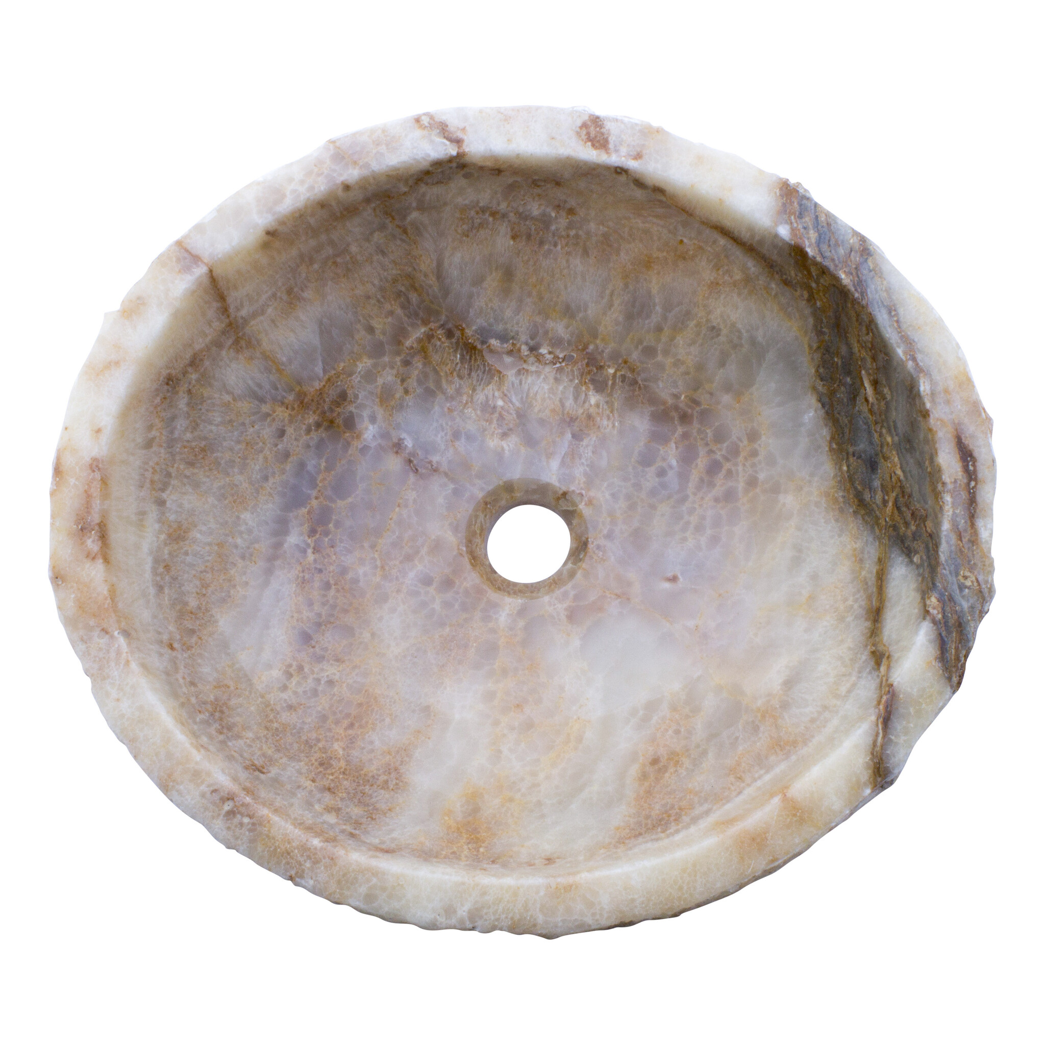 Indomarmer Wasbak van Onyx 46X40X15cm