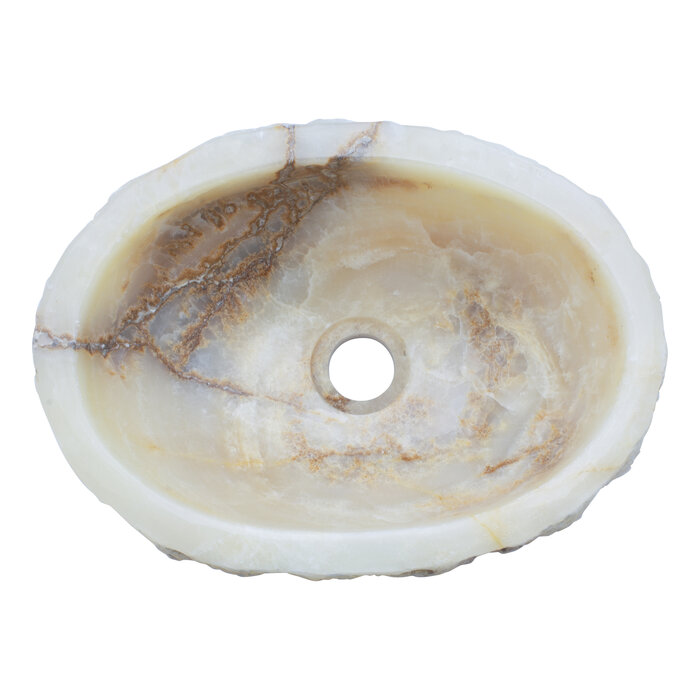 Indomarmer Toiletfontein van Onyx 36x27x15cm