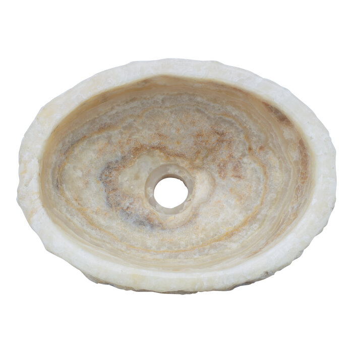 Indomarmer WC-Becken aus Onyx 36x27x15cm