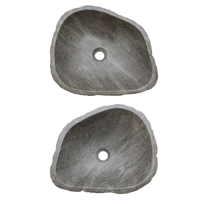 Indomarmer River Stone Washbasin Set